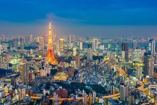 Skyline von Tokyo