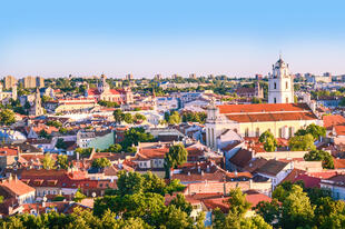 Vilnius aus der Vogelperspektive