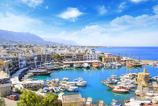 Ausblick auf den Hafen von Kyrenia