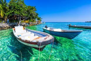 Boote in der Karibik