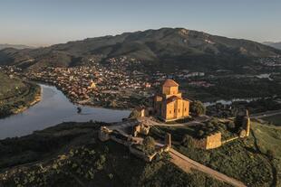 Dschwari Kloster am Zusammenfluss des Mtkvari und Aragvi