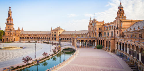 Spanischer Platz in Sevilla