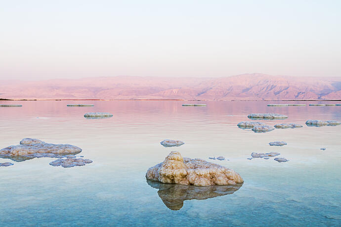 Blick auf das Tote Meer in Israel