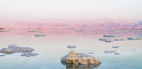 Blick auf das Tote Meer in Israel