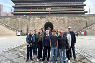 Gruppenfoto in Xian