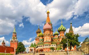 Moskauer Kreml und Basilius Kathedrale