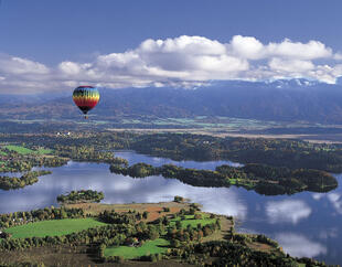 Ballon über Ohlstadt
