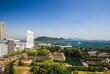 Blick auf Takamatsu und das Hotel
