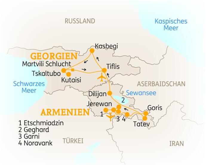 13 Tage Armenien Rundreise Höhepunkte 2021