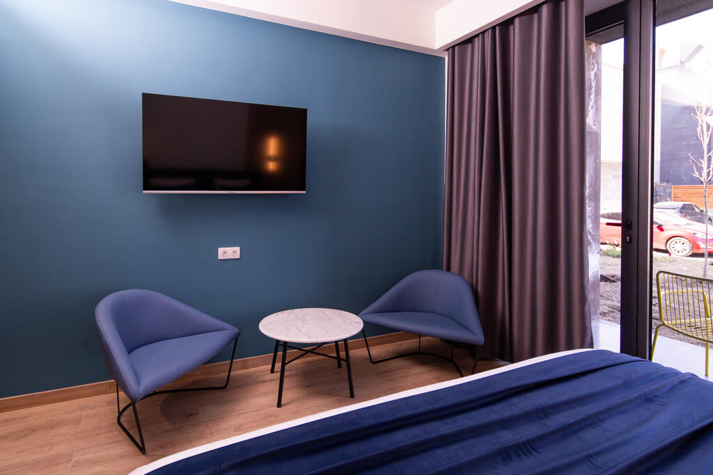 Sitzbereich im Doppelzimmer 