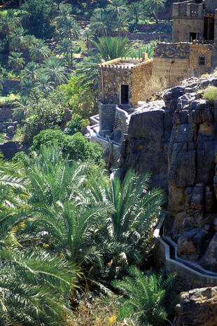 Bewässerungskanal in Falaj