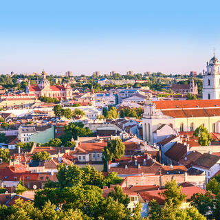 Panorama von Vilnius