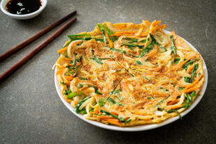 koreanische Pfannkuchen Pajeon 