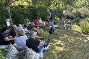 Picknick in den Weinbergen