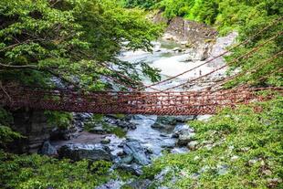 Hängebrücke im Iya Tal