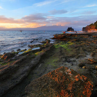 Sonnenuntergang auf Apo Island 