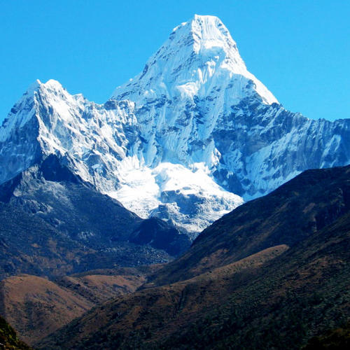 Gebirgsmassiv in Nepal