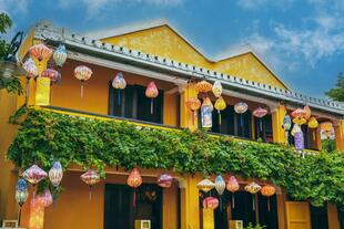 Gelbe Häuser in Hoi An