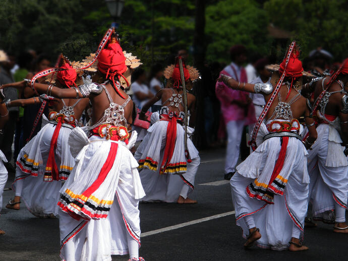 Tänzer in Kandy