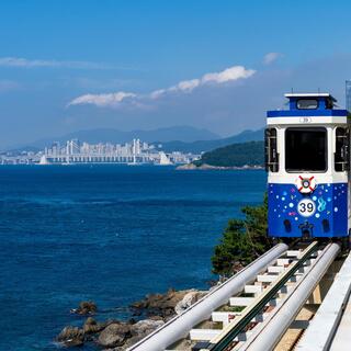 Blue Line Sky Train in Seoul