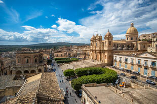 Panoramablick in Noto