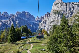 Blick auf Brentagruppe, Südtirol