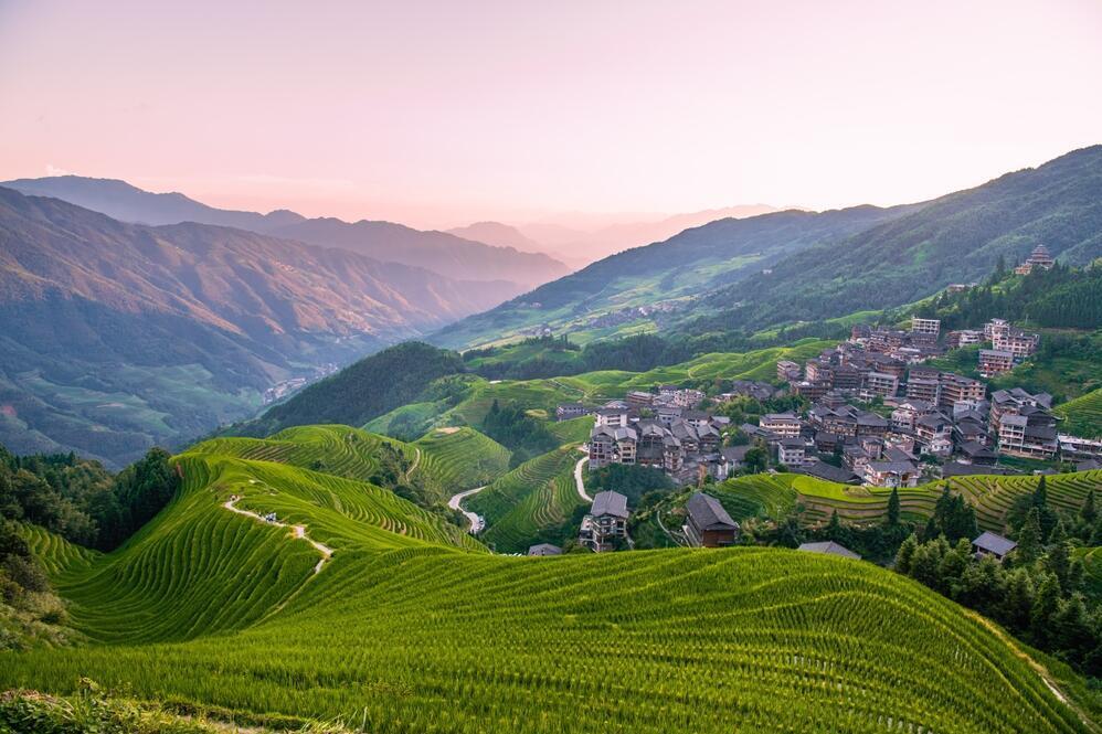 Landschaft in Longji 
