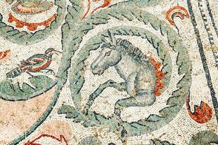 Mosaik in der Villa Romana del Casale