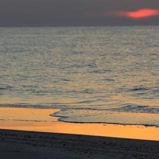 Sonnenuntergang im Slowinski Nationalpark 