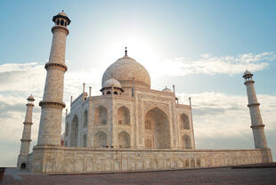 Taj Mahal aus nächster Nähe