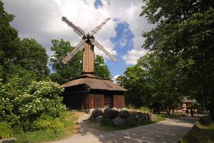 Windmühle im Skansen Freilichtmuseum