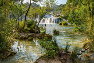 Skradinski Buk Wasserfall im Krka Nationalpark