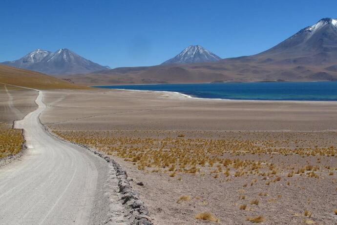 Bergseen in der Atacamawüste