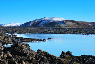 Gletschergebiet Blaue Lagune