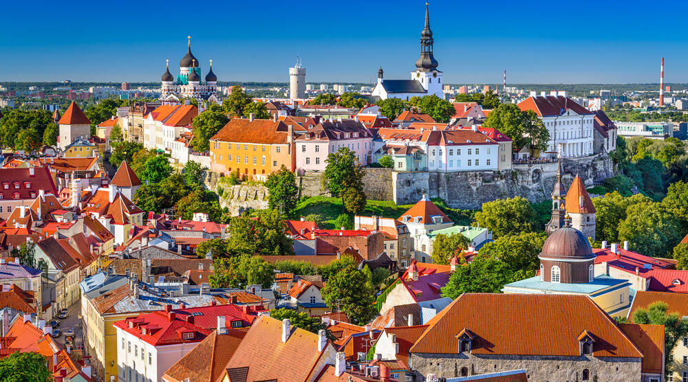 Panormablick auf Tallinn