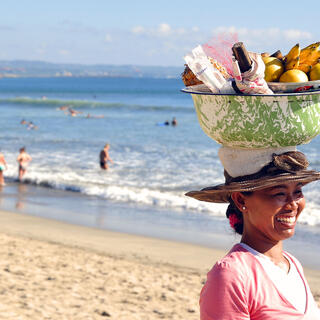 Strand Kuta auf Bali 