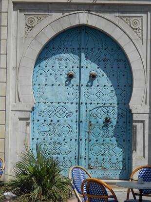 Blaues Tor in Sidi Bou Said 