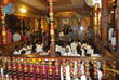 Abendzeremonie im Zahntempel von Kandy