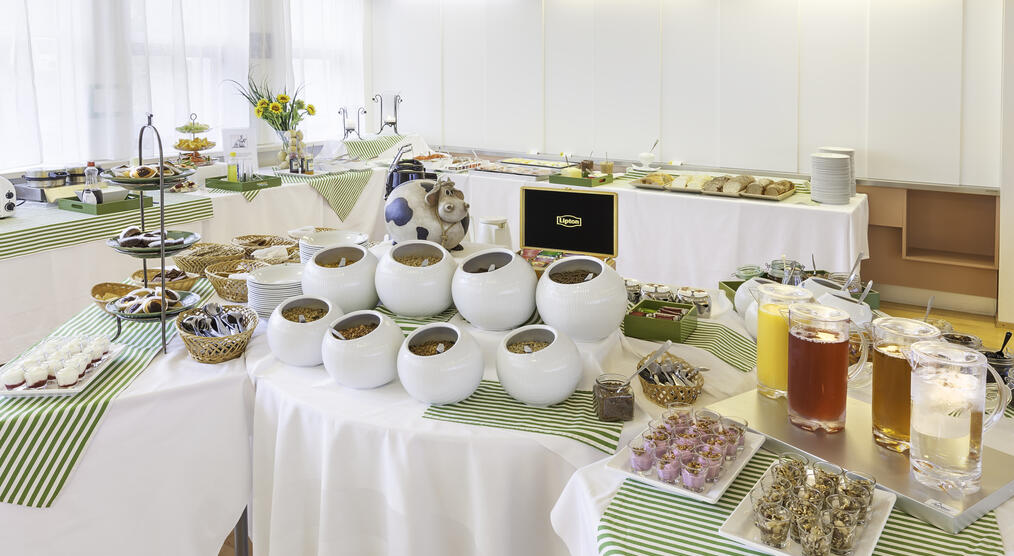 Das Frühstücksbuffet