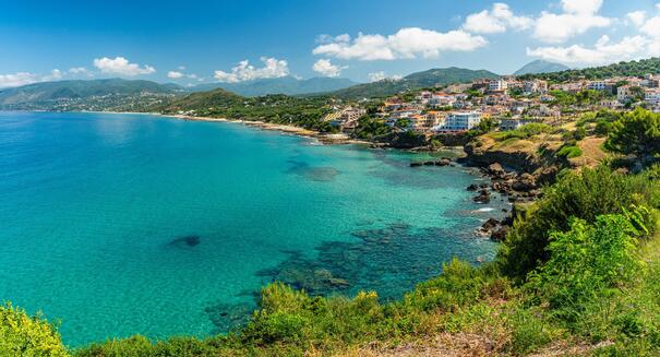 Küste in Palinuro, in der Region Cilento