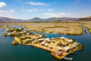 Schwimmenden Uros Inseln