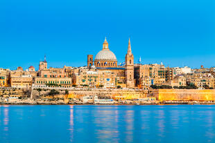 Blick auf Valletta, Malta