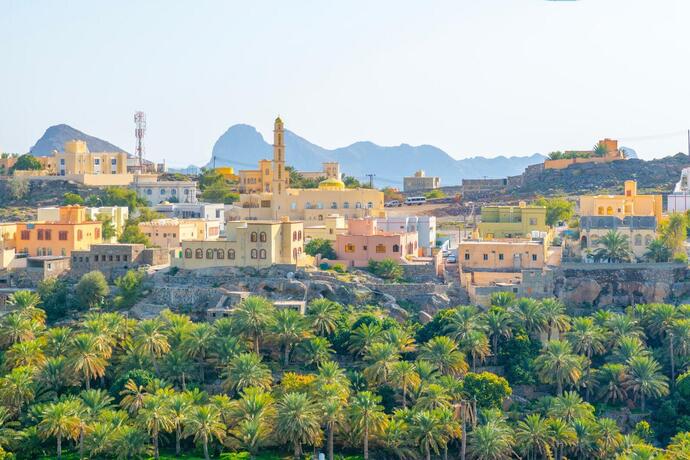 Die historische Stadt Nizwa im Oman