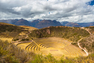 Terrassenfelder der Inkas