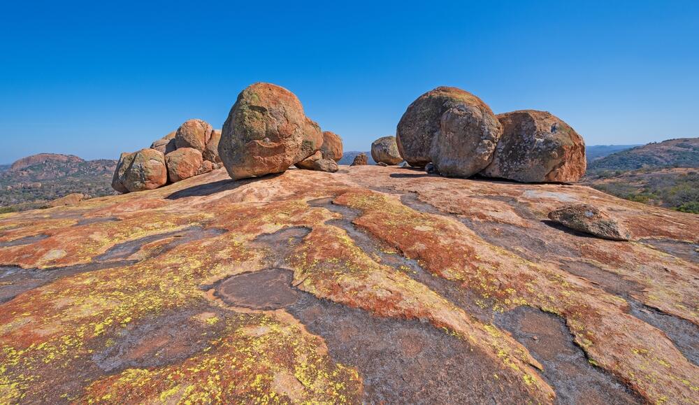 Granitfelsen im Matobo Nationalpark