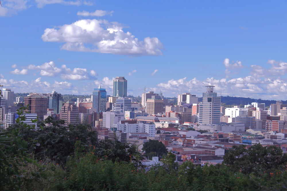 Blick auf Harare