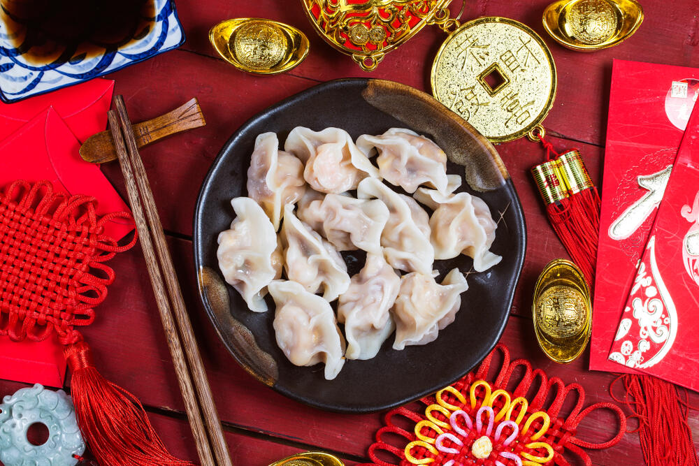 Jiaozi Teigtaschen