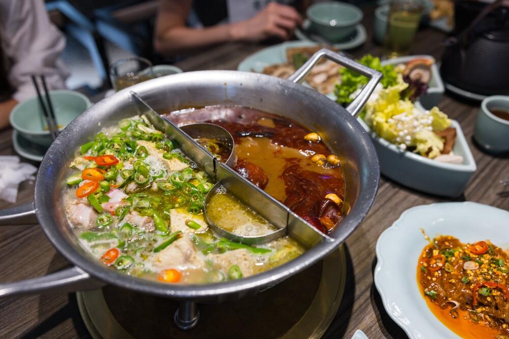 Hot-Pot-Abendessen in Taipei
