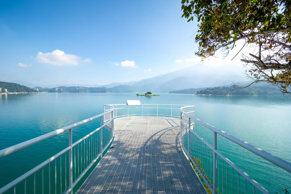 Aussichtsplattform am Sun Moon Lake