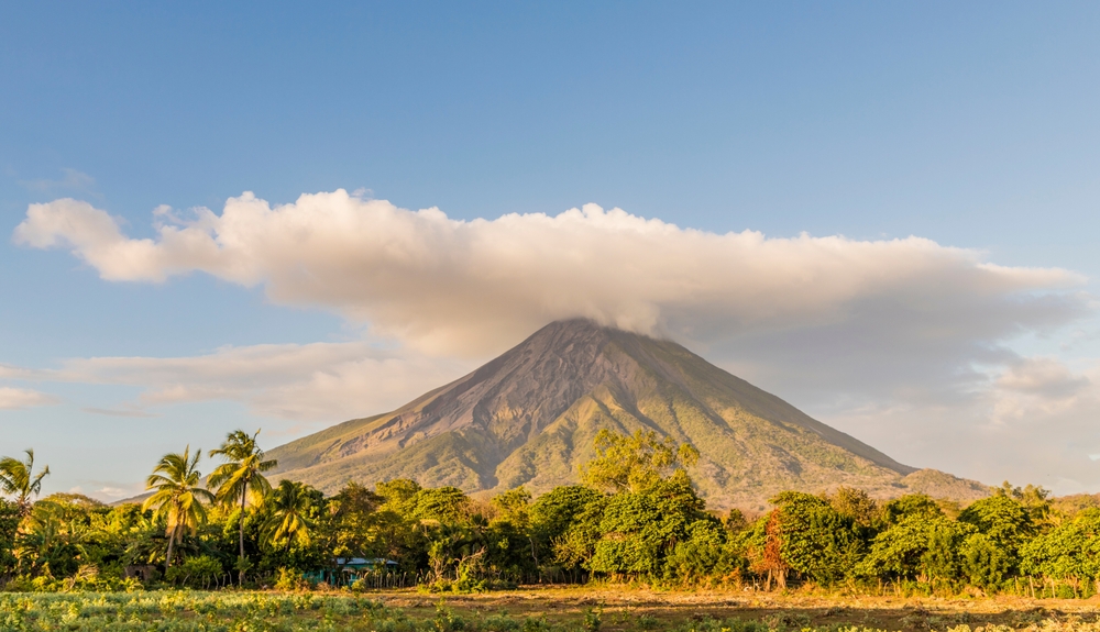 Ometepe Insel mit Blick auf den Vulkan Concepcion